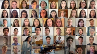 Screenshot of Virtual Choir